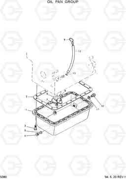 0020 OIL PAN GROUP HSL600, Hyundai