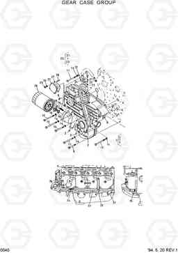 0040 GEAR CASE GROUP HSL600, Hyundai