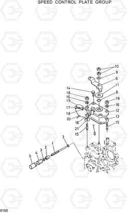 0150 SPEED CONTROL PLATE GROUP HSL600, Hyundai