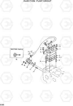 0190 INJECTION PUMP GROUP HSL600, Hyundai