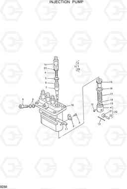 0230 INJECTION PUMP HSL600, Hyundai