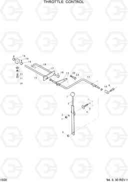 1020 THROTTLE CONTROL HSL600, Hyundai