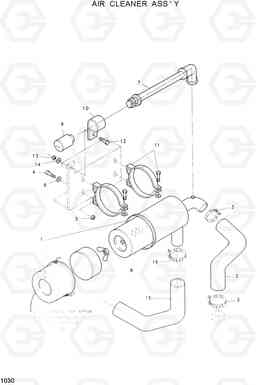 1030 AIR CLEANER HSL600, Hyundai