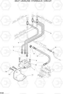 3140 BOOM SELF LEVELING HSL600, Hyundai