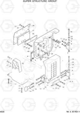 4020 SUPER STRUCTURE GROUP HSL600, Hyundai