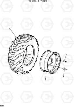 8060 WHEEL AND TIRES HSL600, Hyundai