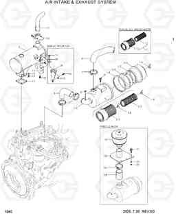 1040 AIR INTAKE & EXHAUST SYSTEM HSL610, Hyundai