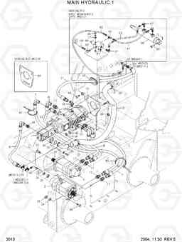 3010 MAIN HYDRAULIC 1 HSL610, Hyundai