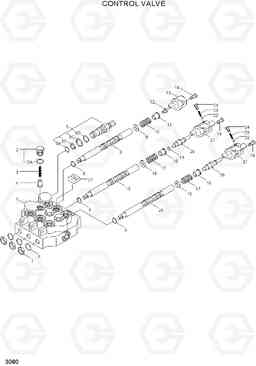 3080 CONTROL VALVE HSL610, Hyundai