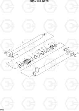 3100 BOOM CYLINDER HSL610, Hyundai
