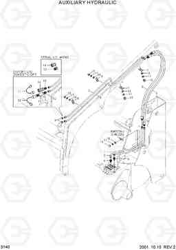 3140 AUXILIARY HYDRAULIC HSL610, Hyundai