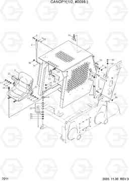 7011 CANOPY(1/2, #0098-) HSL610, Hyundai
