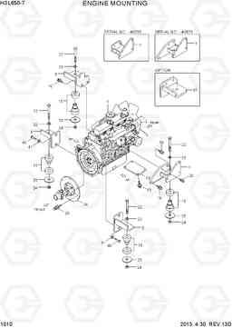 1010 ENGINE MOUNTING HSL650-7, Hyundai