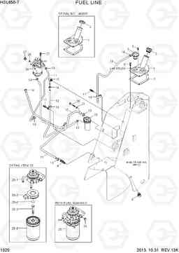 1020 FUEL LINE HSL650-7, Hyundai