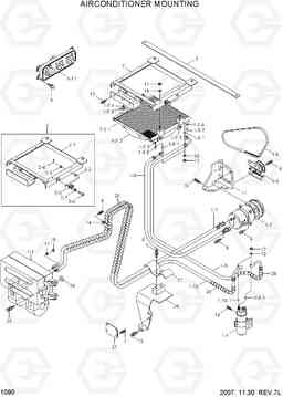 1090 AIR CONDITIONER MOUNTING HSL650-7, Hyundai