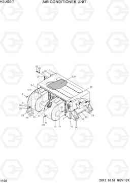 1100 AIR CONDITIONER UNIT HSL650-7, Hyundai