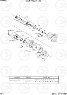 4040 MAIN PUMP(4/4) HSL650-7, Hyundai