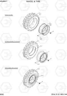 5030 WHEEL & TIRE HSL650-7, Hyundai
