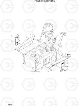 6020 FENDER & MIRROR HSL650-7, Hyundai