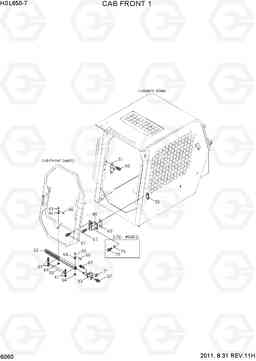 6060 CAB FRONT 1 HSL650-7, Hyundai