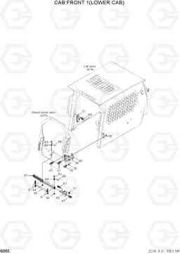 6065 CAB FRONT 1(LOWER CAB) HSL650-7, Hyundai