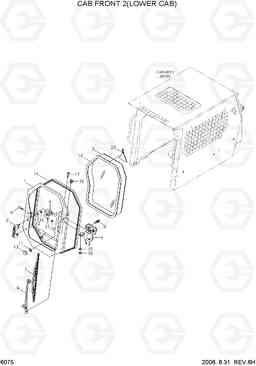 6075 CAB FRONT 2(LOWER CAB) HSL650-7, Hyundai