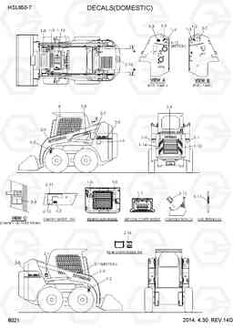 8021 DECALS(DOMESTIC) HSL650-7, Hyundai