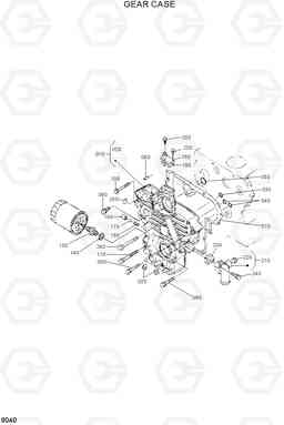 9040 GEAR CASE HSL650-7, Hyundai