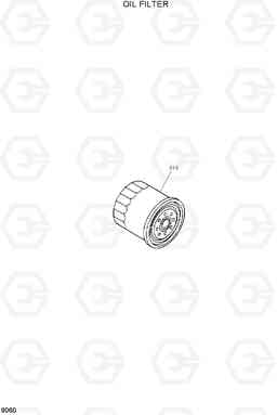 9060 OIL FILTER HSL650-7, Hyundai