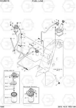 1030 FUEL LINE HSL650-7A, Hyundai