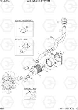 1050 AIR INTAKE SYSTEM HSL650-7A, Hyundai