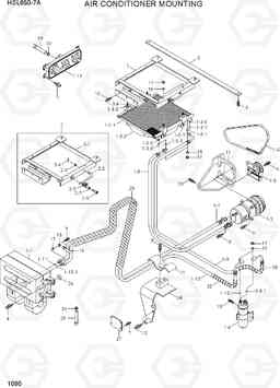 1090 AIR CONDITIONER MOUNTING HSL650-7A, Hyundai