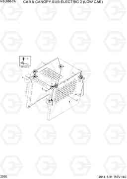 2055 CAB & CANOPY SUB ELECTRIC 2(LOW CAB) HSL650-7A, Hyundai