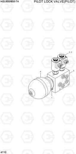 4110 PILOT LOCK VALVE(PILOT) HSL650-7A, Hyundai