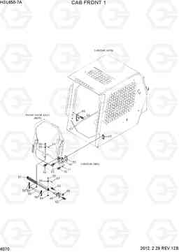 6070 CAB FRONT 1 HSL650-7A, Hyundai