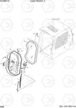 6080 CAB FRONT 2 HSL650-7A, Hyundai