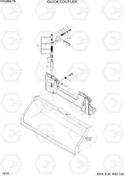 7010 QUICK COUPLER HSL650-7A, Hyundai