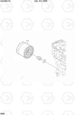 9060 OIL FILTER HSL650-7A, Hyundai