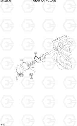 9160 STOP SOLENOID HSL650-7A, Hyundai