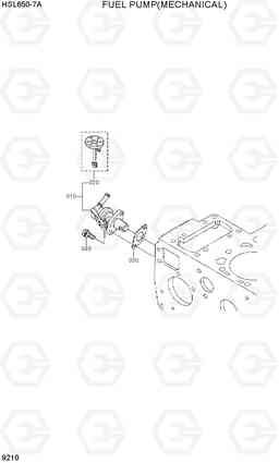 9210 FUEL PUMP(MECHANICAL) HSL650-7A, Hyundai