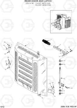 1012 REAR DOOR AND LATCH HSL600T/680T, Hyundai