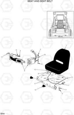 1014 SEAT AND SEAT BELT HSL600T/680T, Hyundai