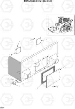 3031 TRANSMISSION HOUSING HSL600T/680T, Hyundai