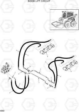 4042 BOOM LIFT CIRCUIT HSL600T/680T, Hyundai