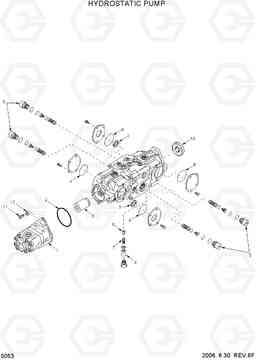 5053 HYDROSTATIC PUMP HSL600T/680T, Hyundai