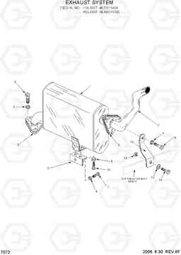 7072 EXHAUST SYSTEM HSL600T/680T, Hyundai