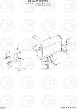 7072A EXHAUST SYSTEM HSL600T/680T, Hyundai