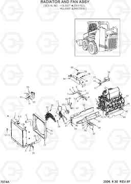 7074A RADIATOR AND FAN ASSY HSL600T/680T, Hyundai