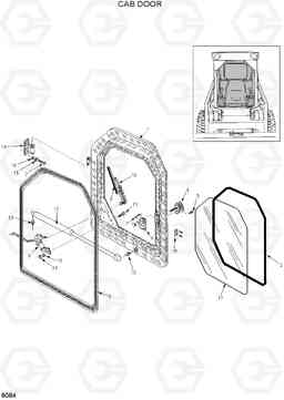 8084 CAB DOOR HSL600T/680T, Hyundai
