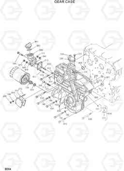 9004 GEAR CASE HSL600T/680T, Hyundai